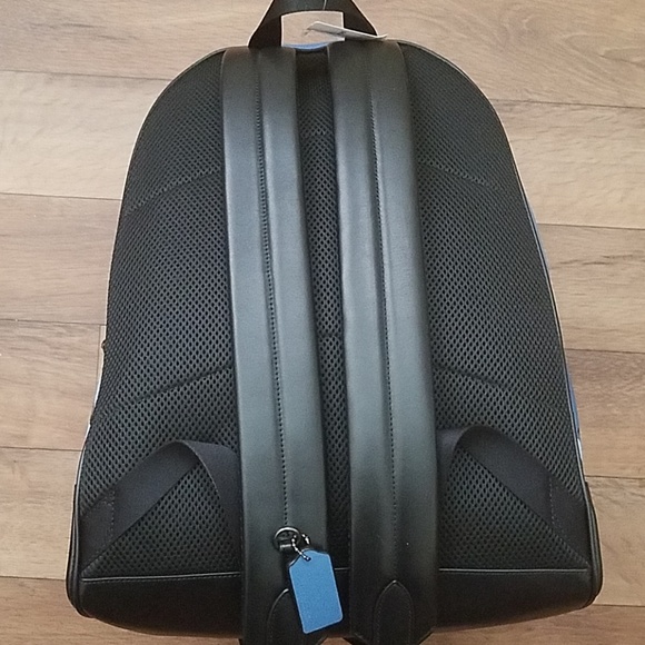 Coach Keith Haring West Backpack Blue Hula Print - Picture 4 of 8